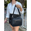Bolsa Cruzada de Piel Milane
